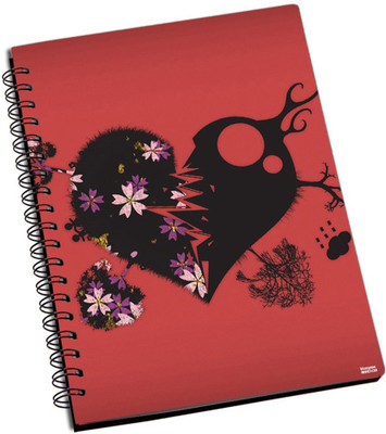 50% OFF on Shoperite Nature Heart A5 Notebook Ring Bound