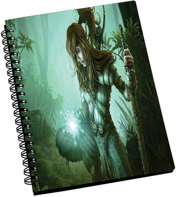 74% OFF on AMY 3D Beautiful Fantasy Warrior Girl A5 Notebook Spiral Bound 74% OFF on AMY 3D Beautiful Fantasy Warrior Girl A5 Notebook Spiral Bound