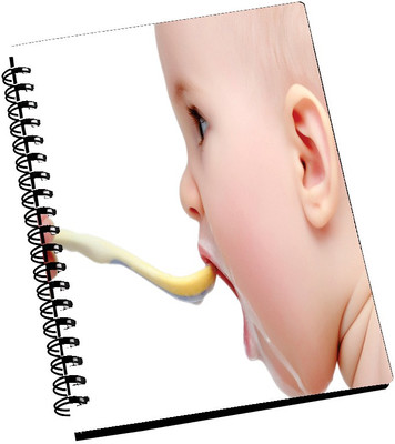 69% OFF on AMY Cute Baby Food A5 Notebook Spiral Bound 69% OFF on AMY Cute Baby Food A5 Notebook Spiral Bound