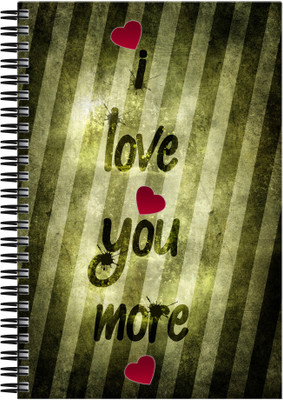 21% OFF on Art Emporio I Love You More A5 Notebook Spiral