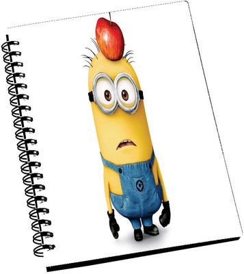 74% OFF on AMY 3D Cute Mininons with Apple A5 Notebook Spiral Bound 74% OFF on AMY 3D Cute Mininons with Apple A5 Notebook Spiral Bound