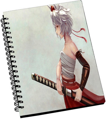 70% OFF on AMY Warrior Animated Girl A5 Notebook Spiral Bound 70% OFF on AMY Warrior Animated Girl A5 Notebook Spiral Bound