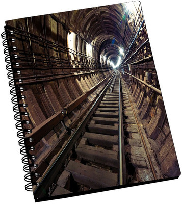 74% OFF on AMY Subway Tunnel A5 Notebook Spiral Bound