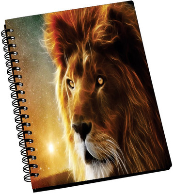 69% OFF on AMY Lion Face Big A5 Notebook Spiral Bound 69% OFF on AMY Lion Face Big A5 Notebook Spiral Bound