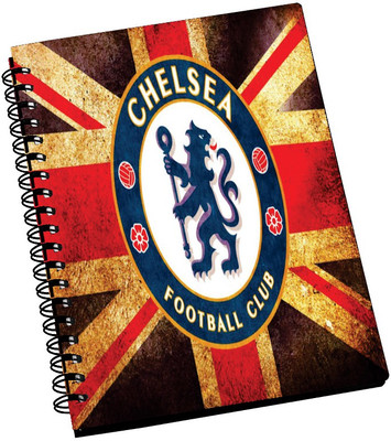 69% OFF on AMY Chelsea Football Club Logo A5 Notebook Spiral Bound