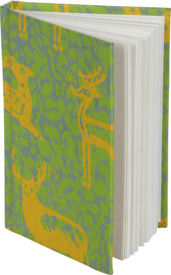19% OFF on Rajrang Recycled Handmade A6 Notebook Hard Bound