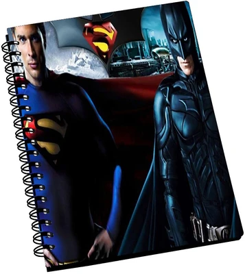 74% OFF on AMY Batman and Super Man 3D Combination A5 Notebook Spiral Bound 74% OFF on AMY Batman and Super Man 3D Combination A5 Notebook Spiral Bound