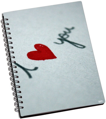 81% OFF on Shoprock Love You A5 Notebook Ring Bound