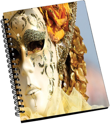 74% OFF on AMY Clock Puplr Eye 3D Abstract Art A5 Notebook Spiral Bound