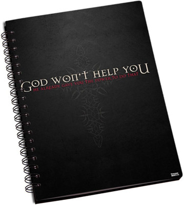 50% OFF on Shoperite God Help A5 Notebook Ring Bound