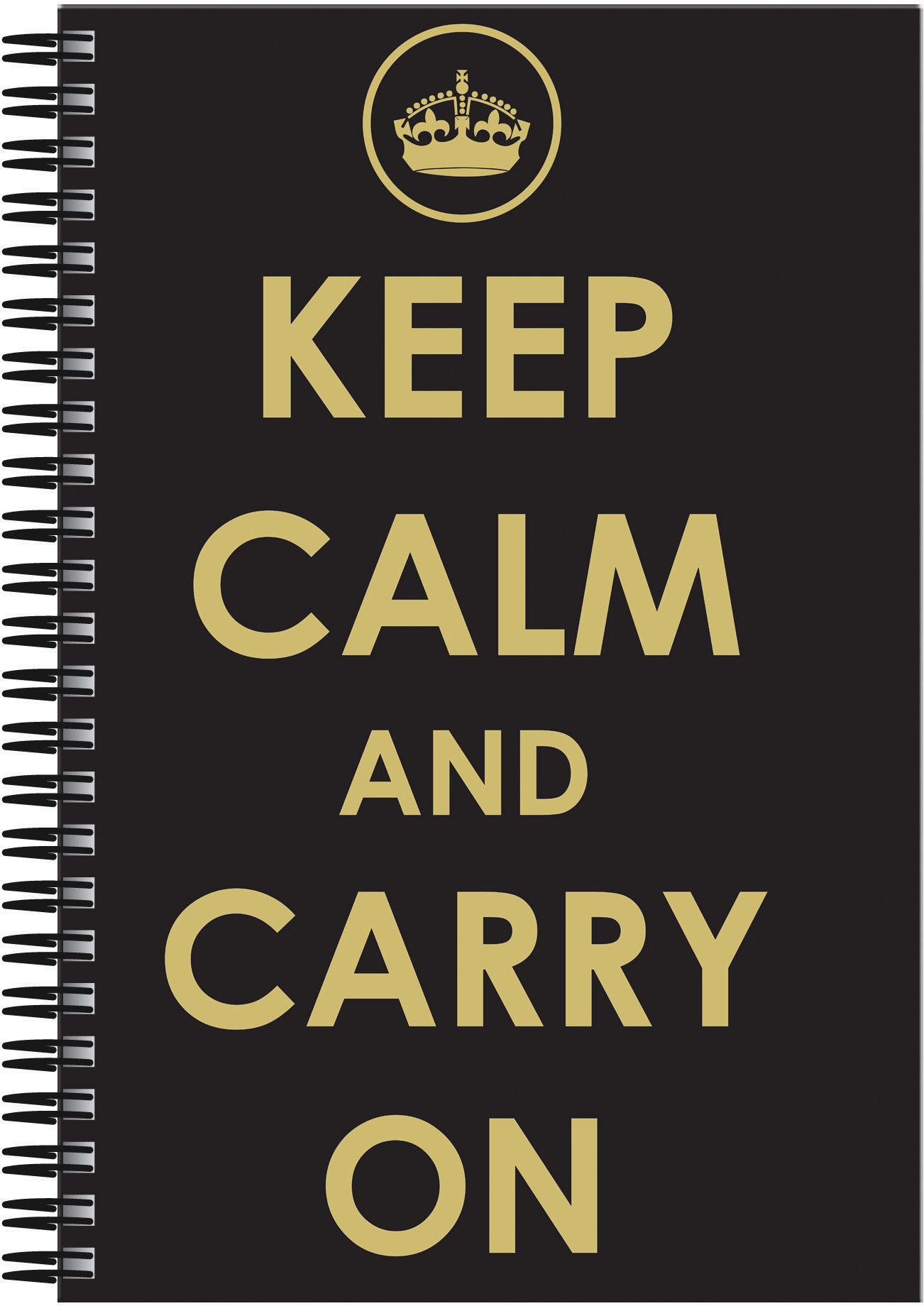 21% OFF on Art Emporio Keep Calm and Carry On A5 Notebook Spiral 21% OFF on Art Emporio Keep Calm and Carry On A5 Notebook Spiral
