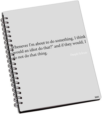 50% OFF on Shoperite Motivation Quote A5 Notebook Ring Bound