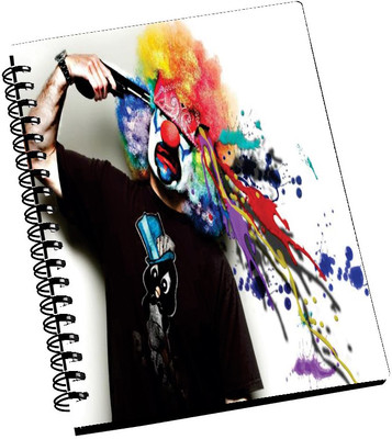 74% OFF on AMY Sad Clown A5 Notebook Spiral Bound 74% OFF on AMY Sad Clown A5 Notebook Spiral Bound