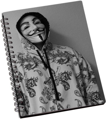 77% OFF on Shoprock Joker Anonymous A5 Notebook Ring Bound 77% OFF on Shoprock Joker Anonymous A5 Notebook Ring Bound