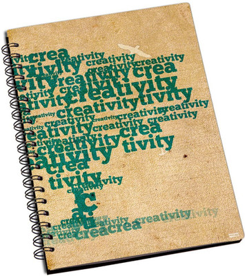 77% OFF on Shoprock Creativity Quotes A5 Notebook Ring Bound