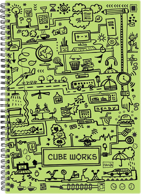 1% OFF on Matrikas Cube Works A4 Notebook Spiral Bound 1% OFF on Matrikas Cube Works A4 Notebook Spiral Bound