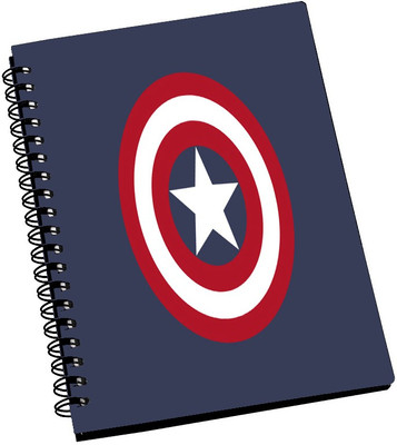 74% OFF on AMY captain america Art A5 Notebook Spiral Bound 74% OFF on AMY captain america Art A5 Notebook Spiral Bound