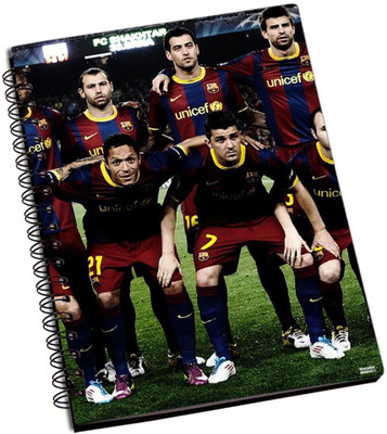 50% OFF on Shoperite Fc Barcelona Team A5 Notebook Ring Bound