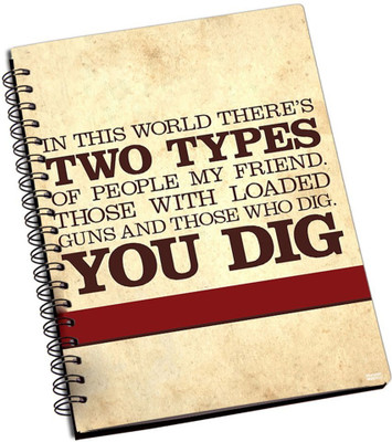 50% OFF on Shoperite Clint Eastwood A5 Notebook Ring Bound