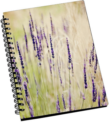 74% OFF on Amy Beautiful Lavender Flower A5 Notebook Spiral Bound 74% OFF on Amy Beautiful Lavender Flower A5 Notebook Spiral Bound