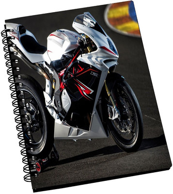 74% OFF on AMY White Hot Motorcycle A5 Notebook Spiral Bound 74% OFF on AMY White Hot Motorcycle A5 Notebook Spiral Bound