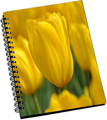 74% OFF on Amy Yellow Beautiful Tulip A5 Notebook Spiral Bound 74% OFF on Amy Yellow Beautiful Tulip A5 Notebook Spiral Bound