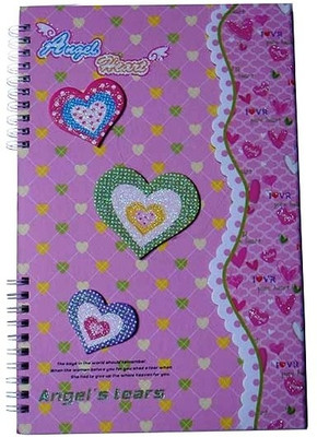 9% OFF on BJ Angel Heart A5 Writing Pad Spiral Bound 9% OFF on BJ Angel Heart A5 Writing Pad Spiral Bound