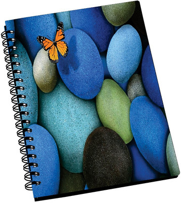 69% OFF on AMY Big Stones Butterfly A5 Notebook Spiral Bound 69% OFF on AMY Big Stones Butterfly A5 Notebook Spiral Bound