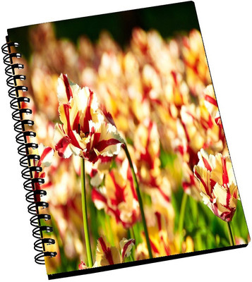 74% OFF on Amy Beautiful Red White Flowers Garden A5 Notebook Spiral Bound 74% OFF on Amy Beautiful Red White Flowers Garden A5 Notebook Spiral Bound