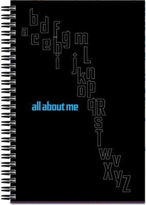 21% OFF on Art Emporio Alphabets About Me. A5 Notebook Spiral Bound