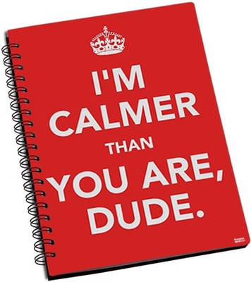 77% OFF on Shoprock I Am Calmer A5 Notebook Ring Bound