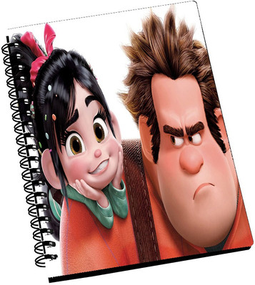 70% OFF on AMY Wreck It Ralph In 3D A5 Notebook Spiral Bound