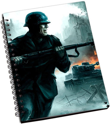 50% OFF on Shoperite Army Fight A5 Notebook Ring Bound