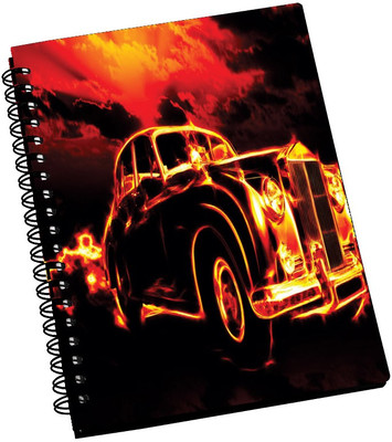 74% OFF on AMY Fire Flame Vintage Car A5 Notebook Spiral Bound 74% OFF on AMY Fire Flame Vintage Car A5 Notebook Spiral Bound
