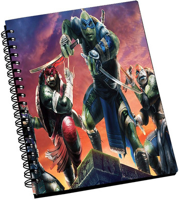 74% OFF on AMY Super Cool 3d Ninja Turtles A5 Notebook Spiral Bound 74% OFF on AMY Super Cool 3d Ninja Turtles A5 Notebook Spiral Bound