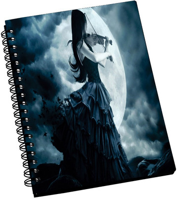 74% OFF on AMY Beautiful Fantasy Girl Playing Violin A5 Notebook Spiral Bound 74% OFF on AMY Beautiful Fantasy Girl Playing Violin A5 Notebook Spiral Bound