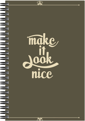 21% OFF on Art Emporio Make it Look Nice A5 Notebook Spiral