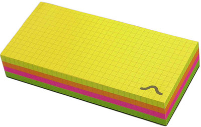 Rubberband Block Pocket-size Memo Pad Adhesive Bound