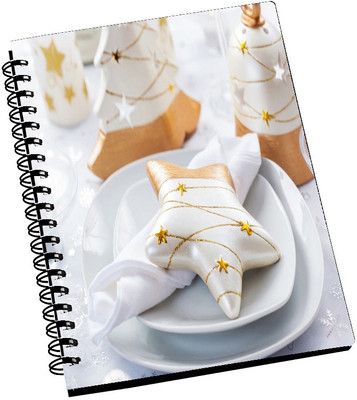 70% OFF on Amy Chirstmas Star A5 Notebook Spiral Bound 70% OFF on Amy Chirstmas Star A5 Notebook Spiral Bound