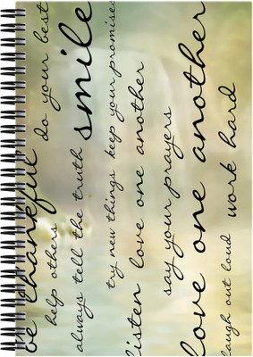 21% OFF on Art Emporio Life Quotes A5 Notebook Spiral
