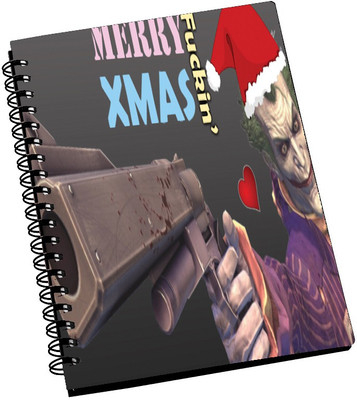 74% OFF on AMY Merry Xmas A5 Notebook Spiral Bound