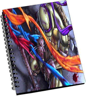 74% OFF on AMY Ninja Turtles Cartoon Art A5 Notebook Spiral Bound 74% OFF on AMY Ninja Turtles Cartoon Art A5 Notebook Spiral Bound