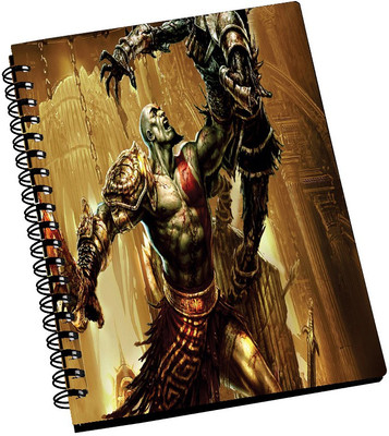 74% OFF on AMY War Of God Action 3D Look A5 Notebook Spiral Bound
