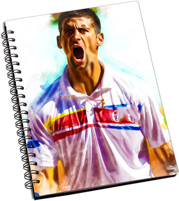 50% OFF on Shoperite Novak Djokovic Tennis Star A5 Notebook Ring Bound