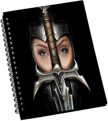 74% OFF on AMY Fantacy Warrior Women A5 Notebook Spiral Bound 74% OFF on AMY Fantacy Warrior Women A5 Notebook Spiral Bound