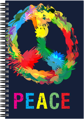 21% OFF on Art Emporio Peace Symbol A5 Notebook Spiral