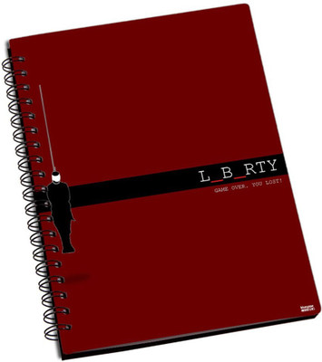 74% OFF on Shoprock Game Over A5 Notebook Ring Bound