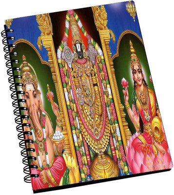 74% OFF on AMY Lord Vishnu with Mata Laxmi & Lord Ganesha A5 Notebook Spiral Bound 74% OFF on AMY Lord Vishnu with Mata Laxmi & Lord Ganesha A5 Notebook Spiral Bound