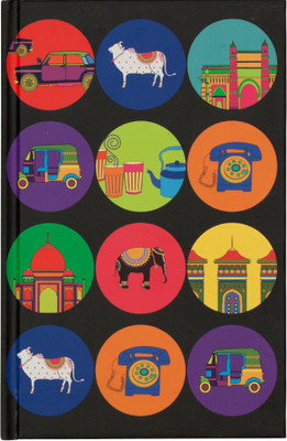 25% OFF on India Circus India Vibrant A6 Notebook Hard Bound