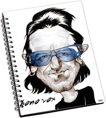77% OFF on Shoprock Bono Vox Caricatura A5 Notebook Ring Bound